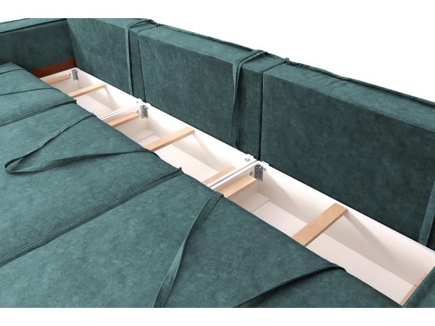 Угловой диван Тулон-7 цвет зеленый (фото 328944)