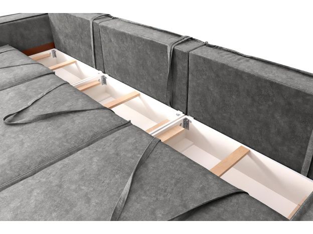 Угловой диван Тулон-7 цвет серый (фото 328962)