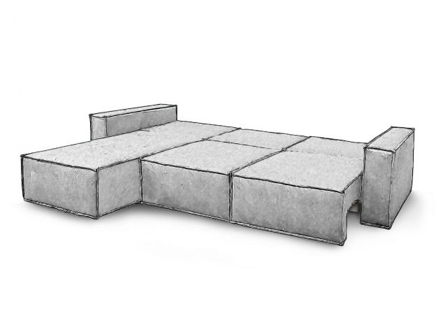 Угловой диван Тулон-7 цвет бежевый (фото 328978)