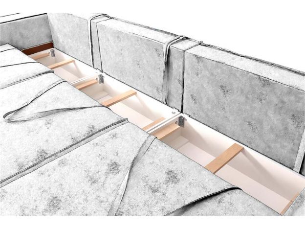 Угловой диван Тулон-7 цвет бежевый (фото 328979)