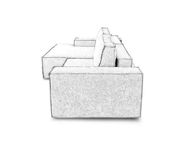 Угловой диван Тулон-6 цвет бежевый (фото 328928)