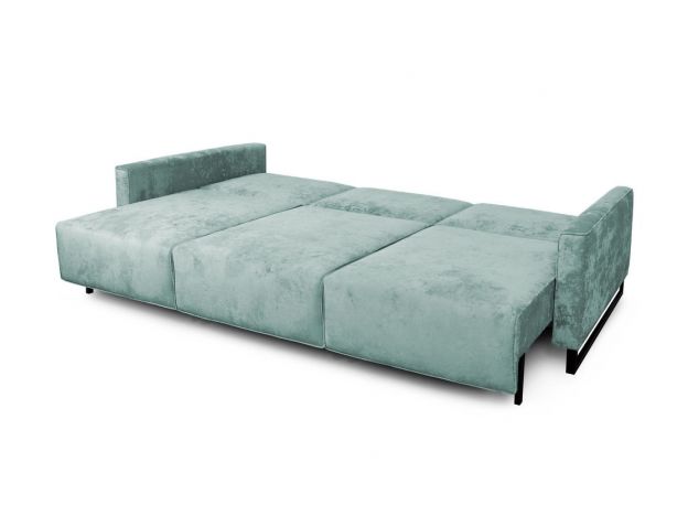 Диван Портленд трехсекционный реальное фото образца цвет зеленый,мята (фото 330458)