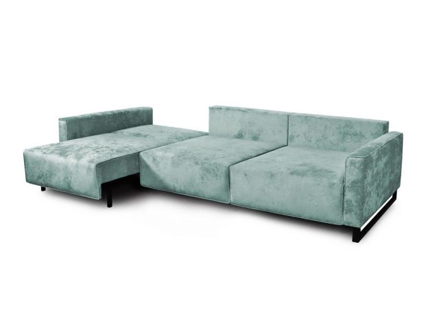 Диван Портленд трехсекционный реальное фото образца цвет зеленый,мята (фото 330454)