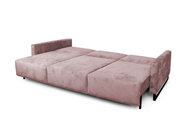 Диван Портленд трехсекционный реальное фото образца цвет розовый (фото 330450)