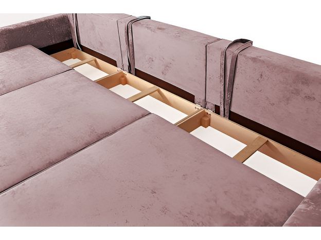 Диван Портленд трехсекционный реальное фото образца цвет розовый (фото 330452)