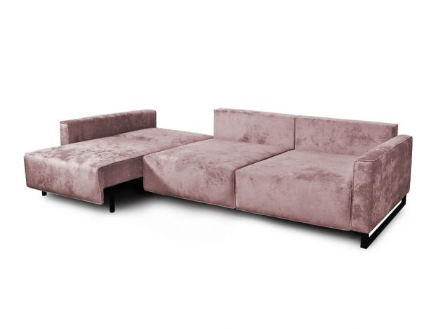 Диван Портленд трехсекционный реальное фото образца цвет розовый (фото 330446)