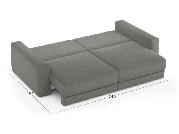Диван MOON 007 цвет серый (фото 335951) Диван MOON 007 цвет серый (фото 335951)