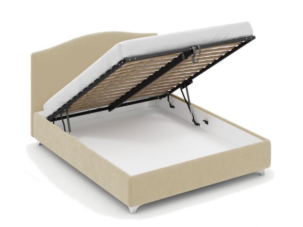 Кровать с подъемным механизмом MOON 1158 цвет бежевый (фото 337453) Кровать с подъемным механизмом MOON 1158 цвет бежевый (фото 337453)