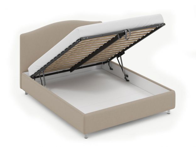Кровать с подъемным механизмом MOON 1158 цвет бежевый (фото 338715) Кровать с подъемным механизмом MOON 1158 цвет бежевый (фото 338715)