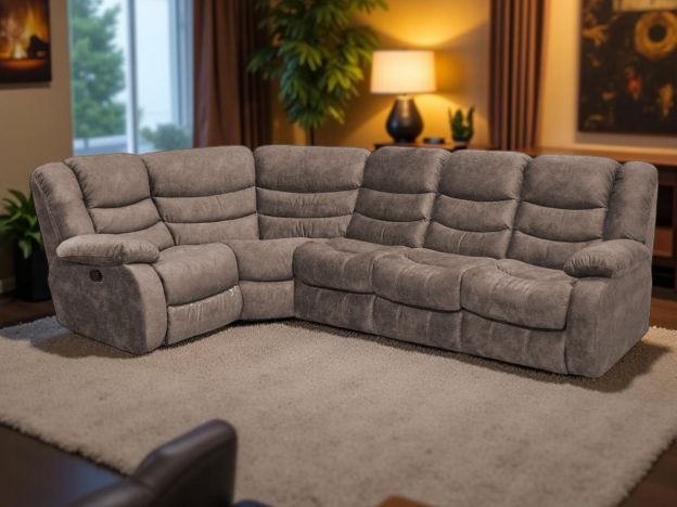 Угловой диван Маранта цвет коричневый (фото 340230)