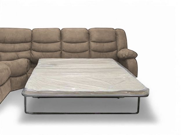 Угловой диван Маранта с баром цвет бежевый (фото 340377) Угловой диван Маранта с баром цвет бежевый (фото 340377)