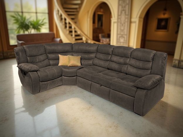 Угловой диван Маранта цвет коричневый (фото 340741)