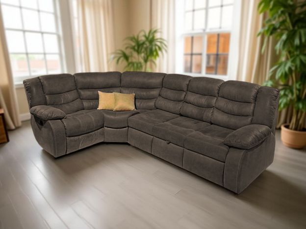 Угловой диван Маранта цвет коричневый (фото 340742)