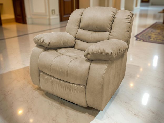 Кресло реклайнер Маранта мехеническое цвет бежевый (фото 339910)