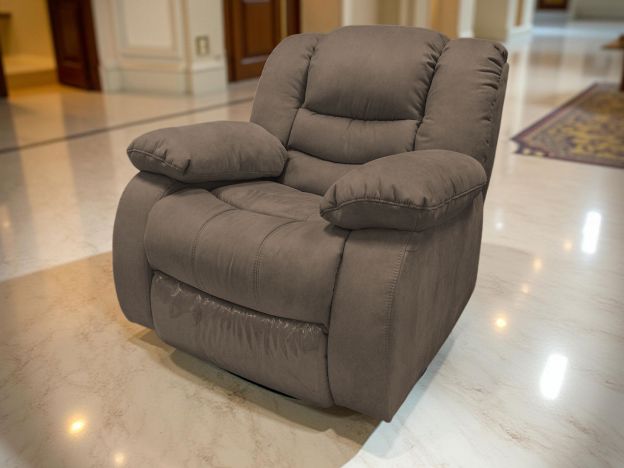 Кресло реклайнер Маранта мехеническое цвет коричневый (фото 340014)