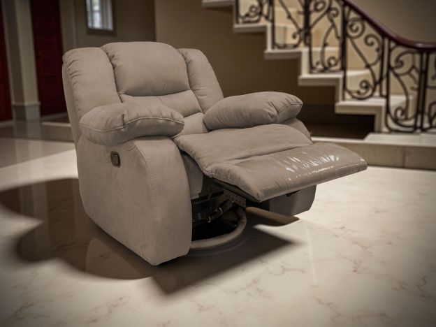 Кресло реклайнер Маранта мехеническое цвет бежевый,коричневый (фото 340085)