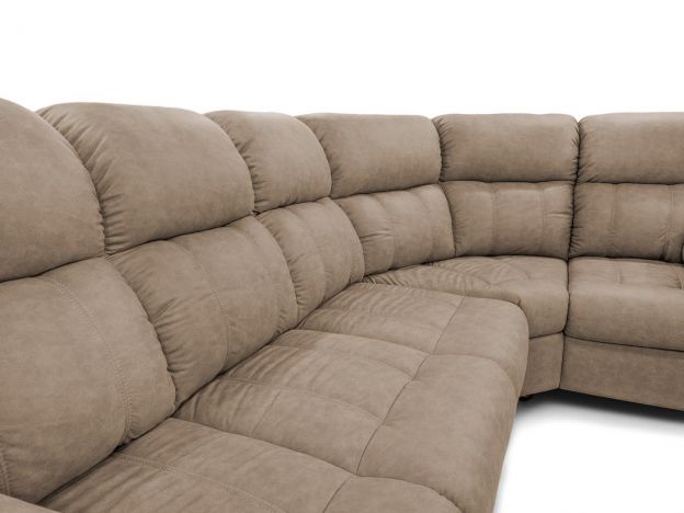 Угловой диван Монако цвет бежевый,коричневый (фото 341849)