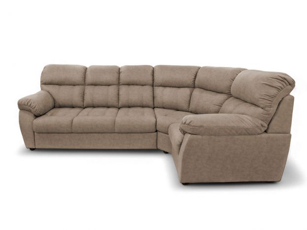 Угловой диван Монако цвет бежевый,коричневый (фото 341851)