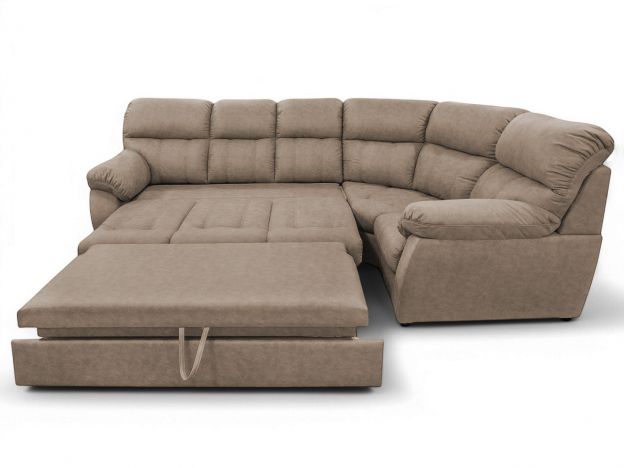 Угловой диван Монако цвет бежевый,коричневый (фото 341843)