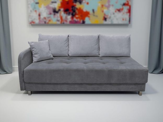 Тахта кушетка Бриз реальное фото образца цвет серый (фото 342024)
