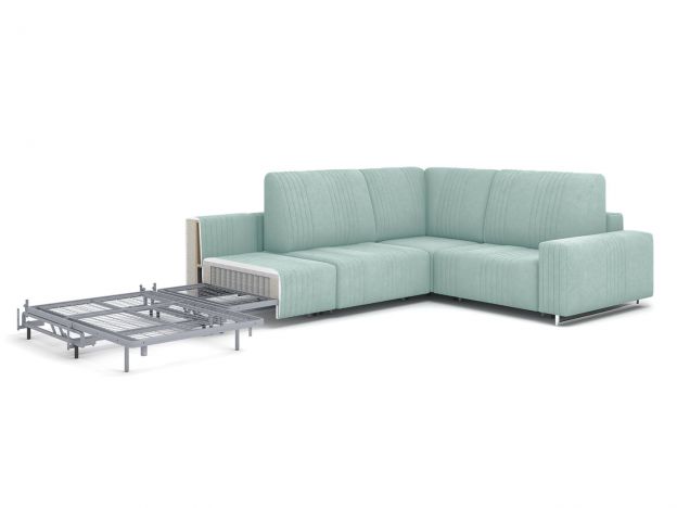 Угловой диван Уолтер цвет бирюза (фото 342471)