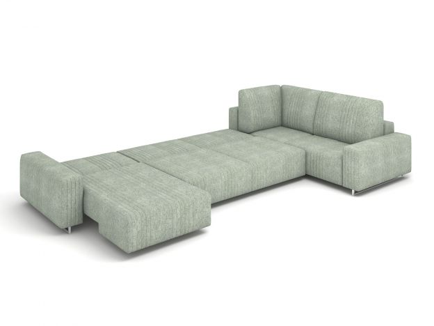 Угловой диван Уолтер цвет зеленый,бирюза (фото 342671)