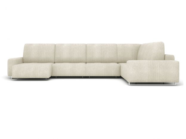 Угловой диван Уолтер цвет белый,бежевый (фото 342752)