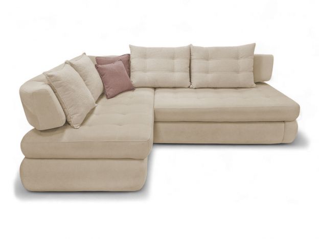 Угловой диван Дискавери реальное фото образца цвет бежевый (фото 343141)