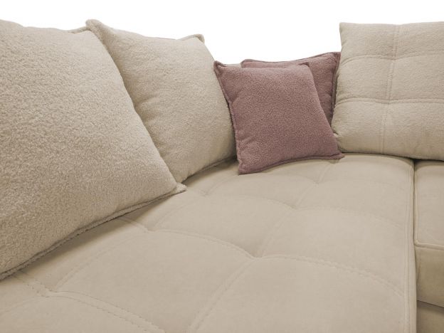 Угловой диван Дискавери реальное фото образца цвет бежевый (фото 343144)