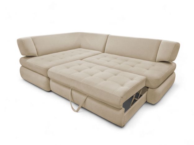 Угловой диван Дискавери реальное фото образца цвет бежевый (фото 343148)