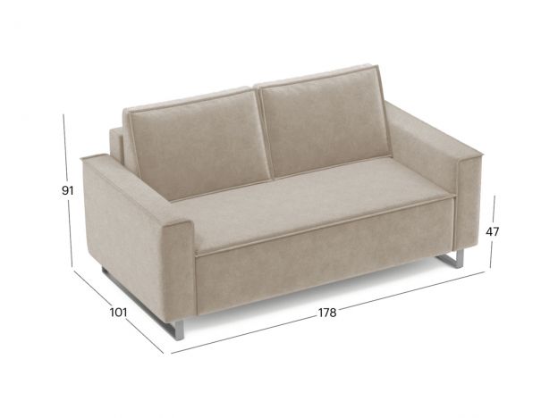 Диван MOON 005 цвет бежевый (фото 344372)