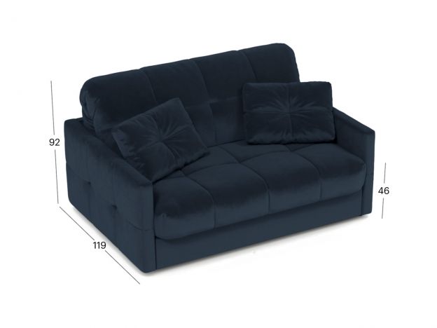 Диван MOON 015 цвет черный,синий (фото 344762) Диван MOON 015 цвет черный,синий (фото 344762)