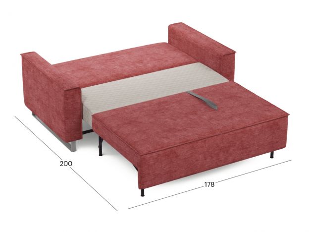 Диван MOON 005 цвет красный,бордовый (фото 344343)