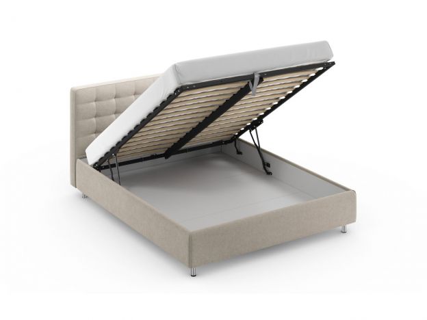 Кровать с подъемным механизмом MOON 1165 цвет бежевый (фото 275744) Кровать с подъемным механизмом MOON 1165 цвет бежевый (фото 275744)