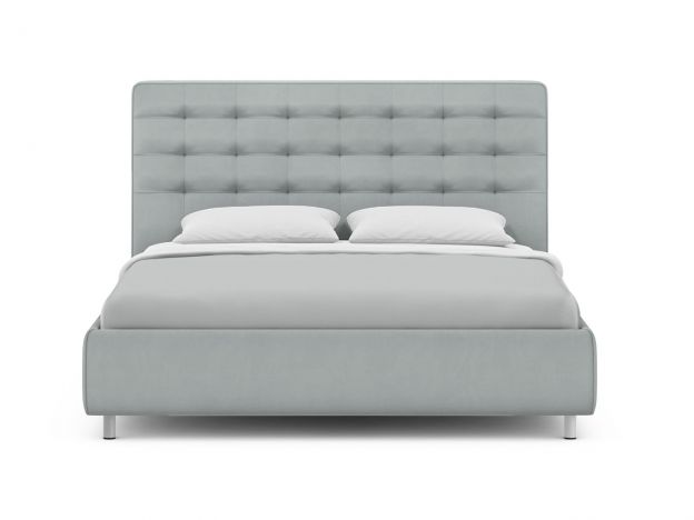 Кровать с подъемным механизмом MOON 1165 цвет серый (фото 276538)