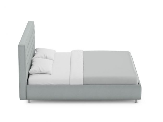 Кровать с подъемным механизмом MOON 1165 цвет серый (фото 276542)