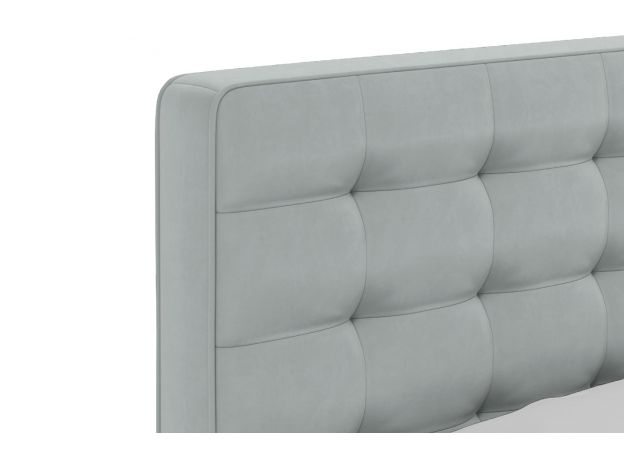 Кровать с подъемным механизмом MOON 1165 цвет серый (фото 276544)