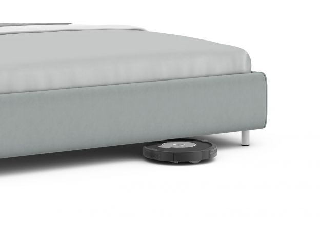 Кровать с подъемным механизмом MOON 1165 цвет серый (фото 276546)