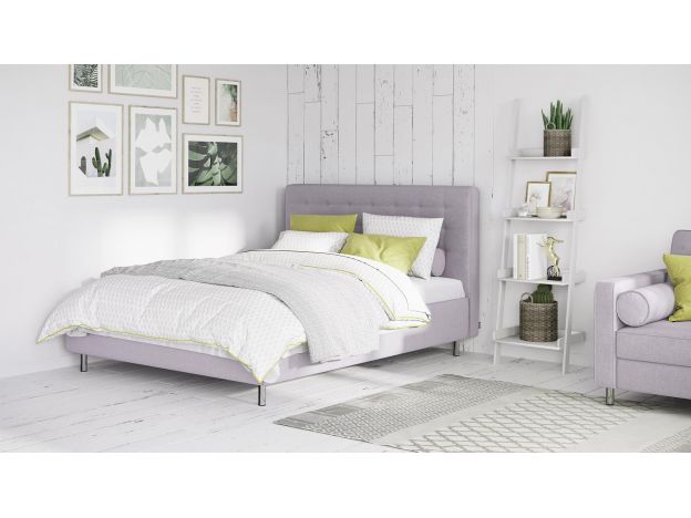 Кровать с подъемным механизмом MOON 1165 цвет сиреневый (фото 345417)