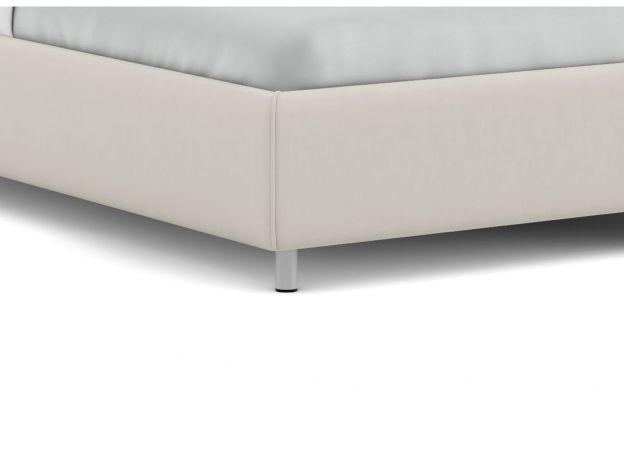 Кровать с подъемным механизмом MOON 1165 цвет белый,бежевый (фото 276665)