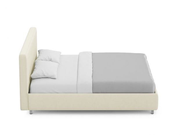 Кровать с подъемным механизмом MOON 1166 цвет белый (фото 318186)