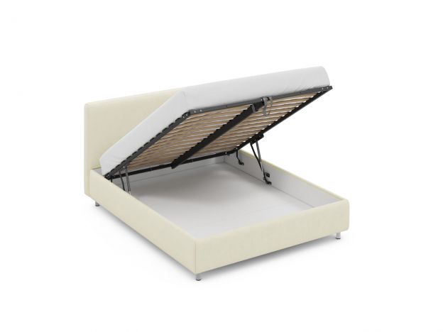 Кровать с подъемным механизмом MOON 1166 цвет белый (фото 318013)