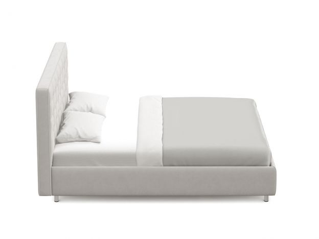 Кровать с подъемным механизмом MOON 1165 цвет белый,серый (фото 277642)