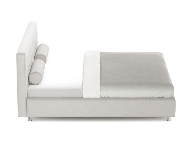 Кровать с подъемным механизмом MOON 1165 цвет белый,серый (фото 277643)