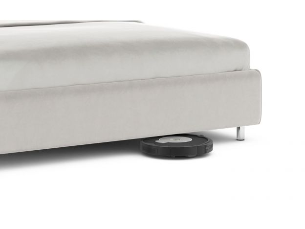 Кровать с подъемным механизмом MOON 1165 цвет белый,серый (фото 277646)