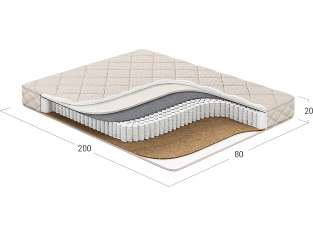 Матрас пружинный MOON FAMILY NATURE 685 (фото 285783)