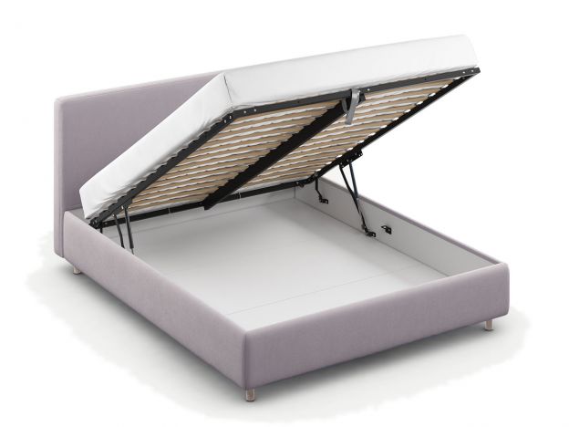 Кровать с подъемным механизмом MOON 1166 цвет сиреневый (фото 320876)