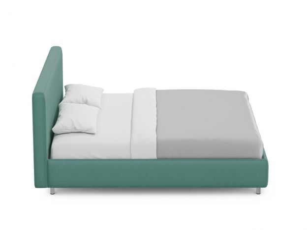 Кровать с подъемным механизмом MOON 1166 цвет зеленый (фото 319440)