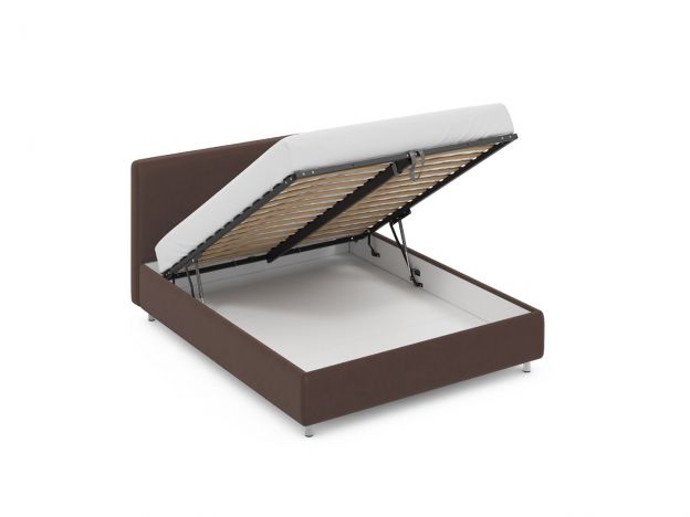 Кровать с подъемным механизмом MOON 1166 цвет коричневый (фото 320070)