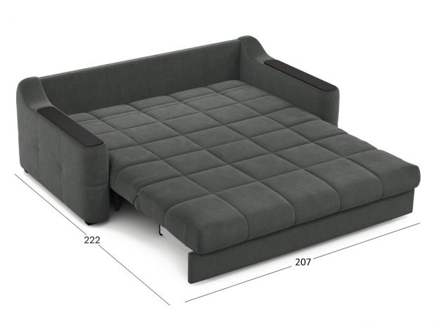 Диван MOON 116 цвет черный,серый (фото 345701)